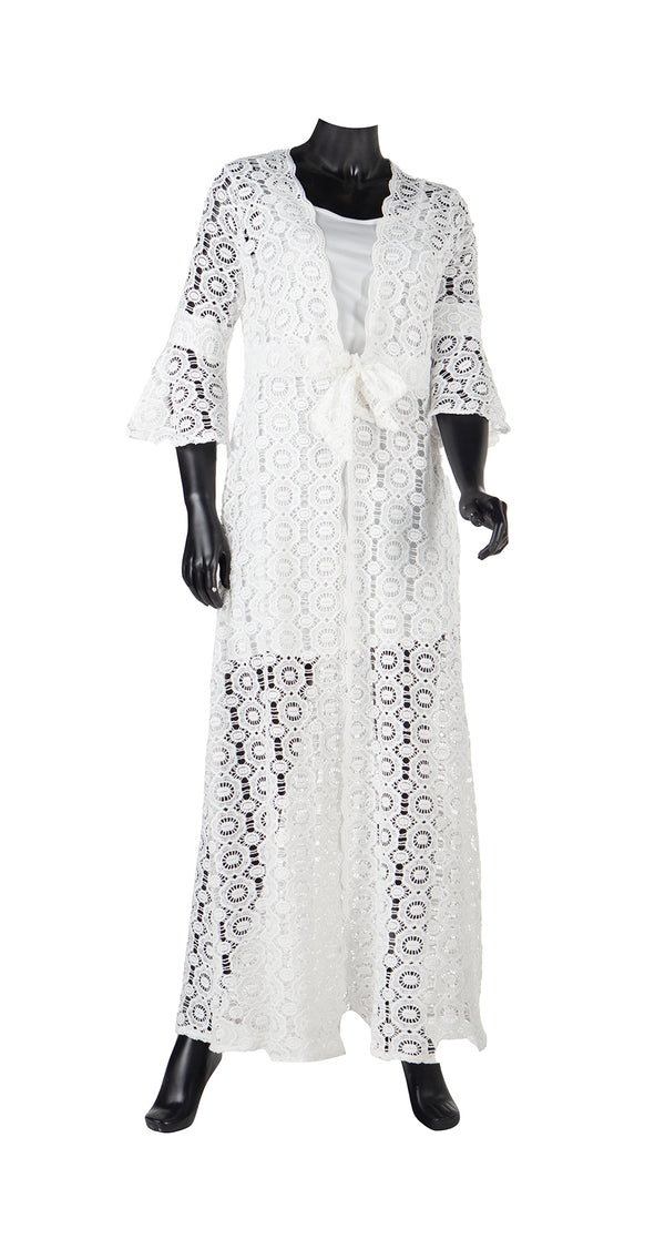 White Merulin Dress/ Cover-Up