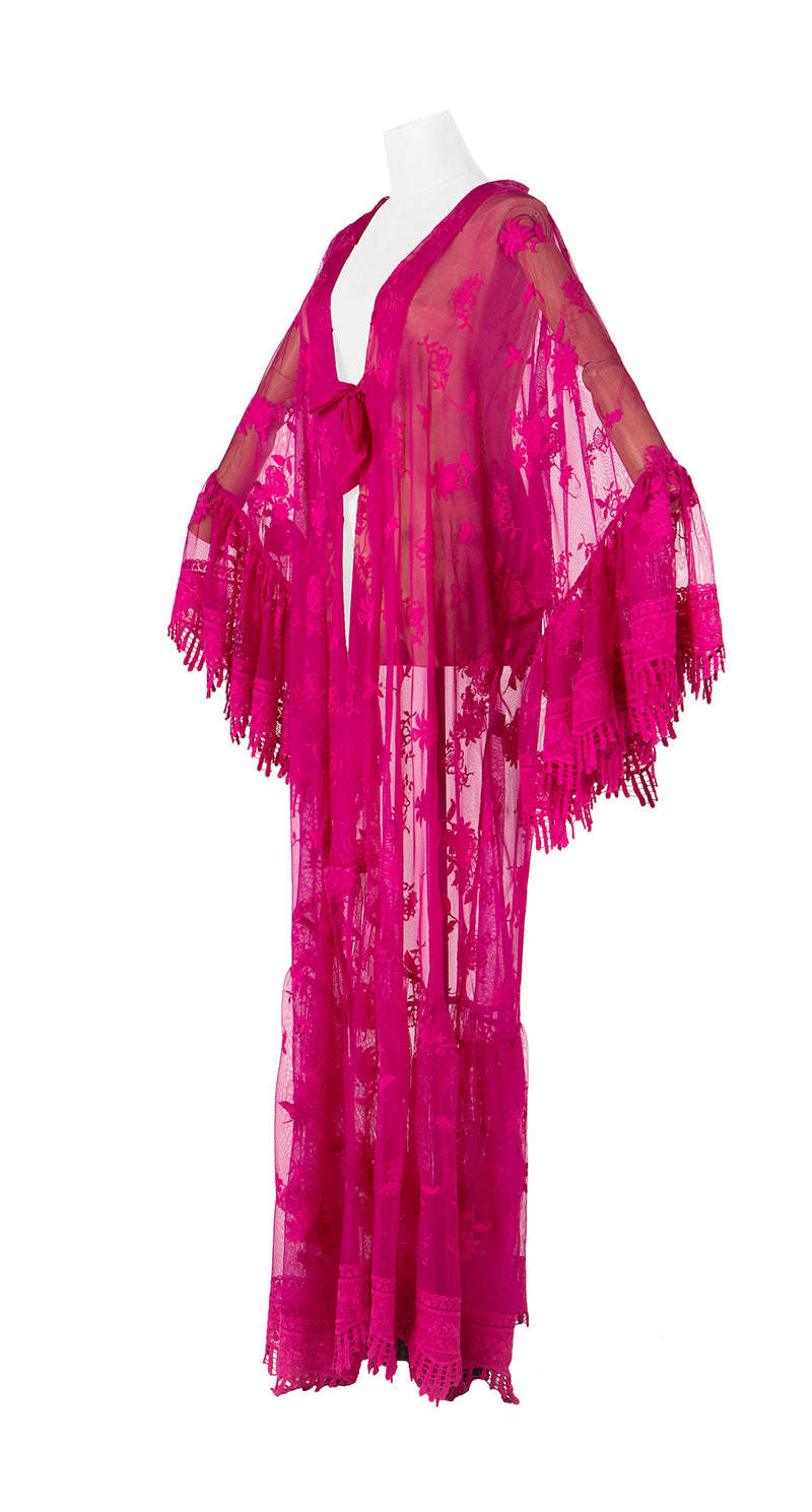 Fuchsia Coral-Reef Cover-Up