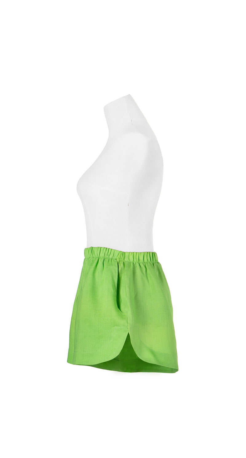 Green Lime Shorts