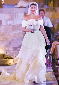 Mar de Cortez Lace Pearl Wedding Skirt/Blouse